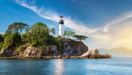 lighthouse on the coast