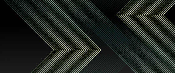 Modern abstract business background with glowing geometric lines. Blue gradient geometric shape design. Futuristic technology concept. Suit for brochure, science, website, banner, flyer, presentation