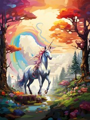 unicorn diamond painting art painting art kit