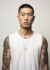 Fototapeta premium Chinese male tattoo accessories accessory.