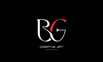 GB, BG, G, B abstract letters logo monogram