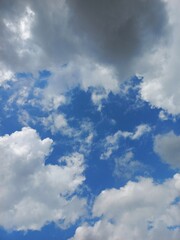 blue sky with clouds