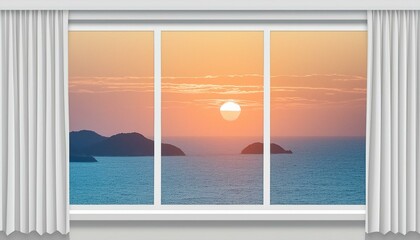 Fototapeta premium Creating a 4k virtual video animation background of a bedroom balcony with a view of an ocean sunset requires some imagination and an understanding of seamless looping video creation. Here's a brief d