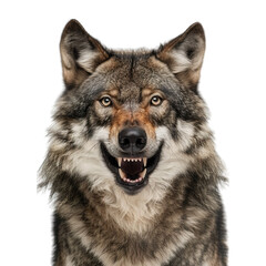 Obraz premium wolf isolated on white background