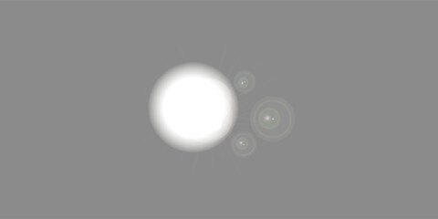 Bright star on a transparent background. Glare, explosion, sparkle, line, sun flare. White glowing star with light burst