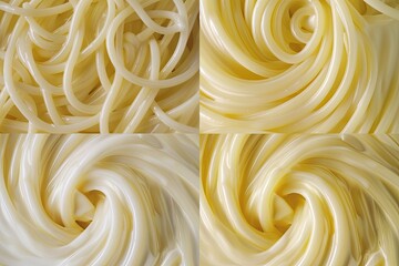 Captivating Spaghetti Pasta Art: A Multifaceted Photo Essay