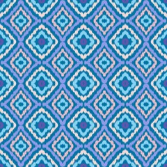 Seamless Ikat ethnic traditional pattern geometric abstract folklore ornament Tribal ethnic illustration background