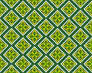 Seamless Ikat ethnic traditional pattern geometric abstract folklore ornament Tribal ethnic illustration background