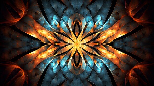 Love Abstract Symmetrical Kaleidoscope Pattern, Love, abstract, symmetrical kaleidoscope pattern