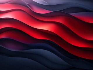 Red and black wavy lines background