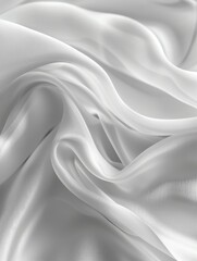 Obraz premium Close up of white satin fabric