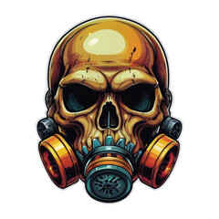 Skull head illustration