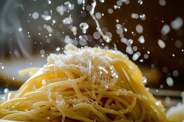 Capturing the Spirited Essence: Dynamic Spaghetti Meal Preparation