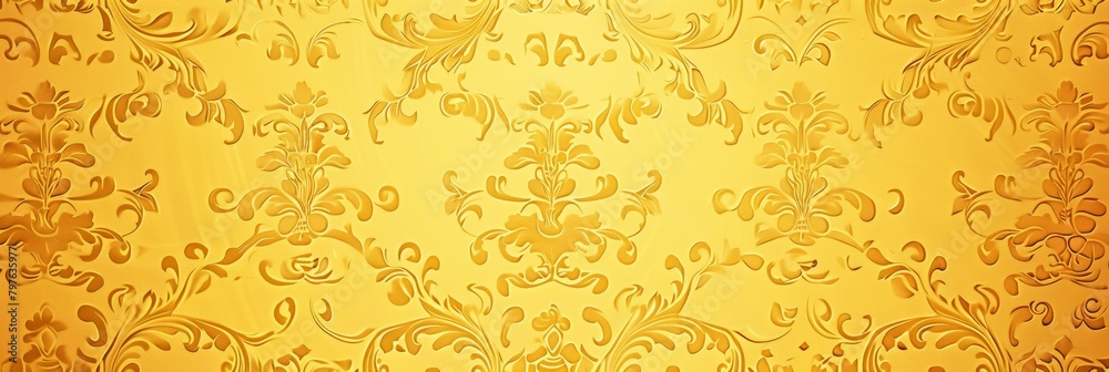 Canvas Prints An extravagant display of golden rococo motifs perfect for a touch of timeless elegance in interiors.