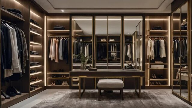 dressing room interior