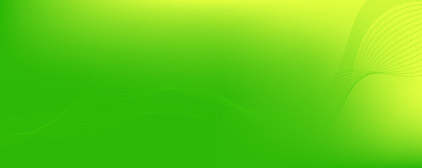 Abstract green gradient background with wavy lines. EPS10
