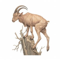 Goat, climbing goat