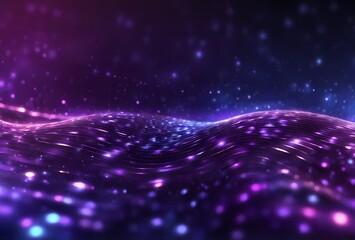 Obraz premium blue-purple abstract background for tech or galaxy 