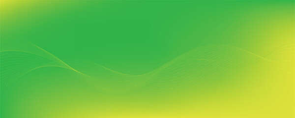 Abstract green gradient background with wavy lines. EPS10
