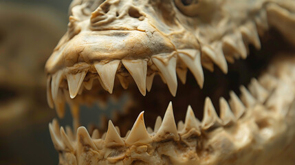 ภาพวิวัฒนาการของฟันเขี้ยวแหลมคมของนักล่ายุคก่อนประวัติศาสตร์
, ฟันของสัตว์ดึกดําบรรพ์ 