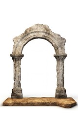 Naklejka premium South America Arch arch architecture white background.