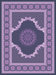 Obraz premium vintage carpet vector design 27