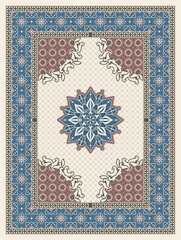 vintage carpet vector design 24
