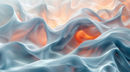 Flowing forms create an atmosphere of calm.