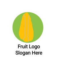 Fruit Logo Design Vector Image