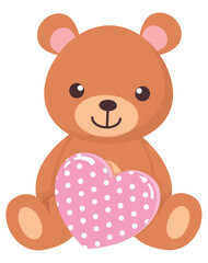 Teddy Bear pelouche with pink heart -  love vector graphic design, ideal for greeting cards, stickers, tags, sublimation, scrapbooking, decorations, cricut - baby shower



Parole chiave (43)