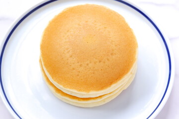 ふわふわの食感の美味しいパンケーキ
