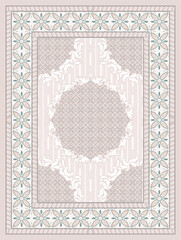 Obraz premium vintage carpet vector design 8