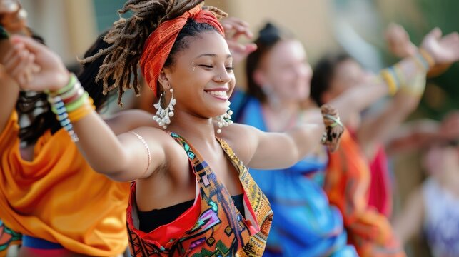 Young dancers express International Youth Day spirit through diverse performance. International Youth Day