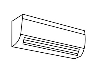 Ac outline design vector