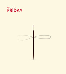 Good Friday, Good Friday Creative design for social media post.