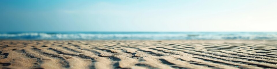 Gold coast and sea banner in summer.