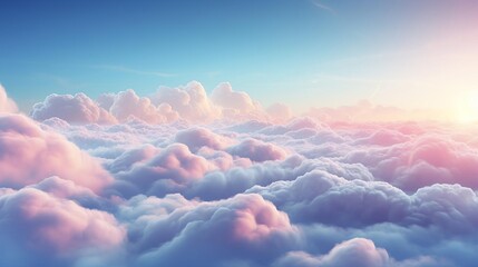 Pink cloudscape