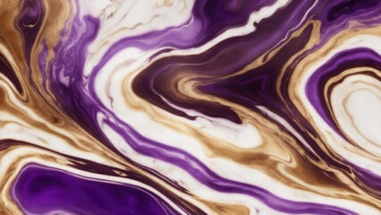 Premium luxury Brown, Gold and Purple abstract marble background
