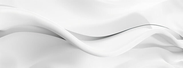 Fototapeta premium Abstract gray background with smooth, wavy lines 