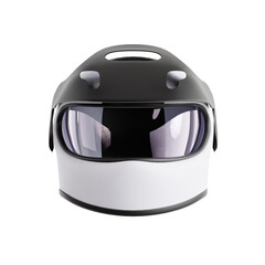 Obraz premium Full Face Sport Helmet Front 3d Illustration