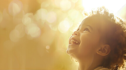Fototapeta premium portrait of a little girl