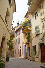Architecture of downtown in Cannes, France