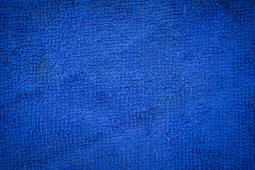 Close up blue cotton texture background