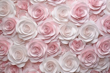 Obraz premium Roses pattern backgrounds flower.