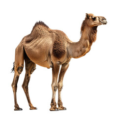 Camel Studio Shot Isolated on Clear white Background