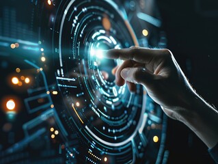 Finger touch electronic screens and circuits
