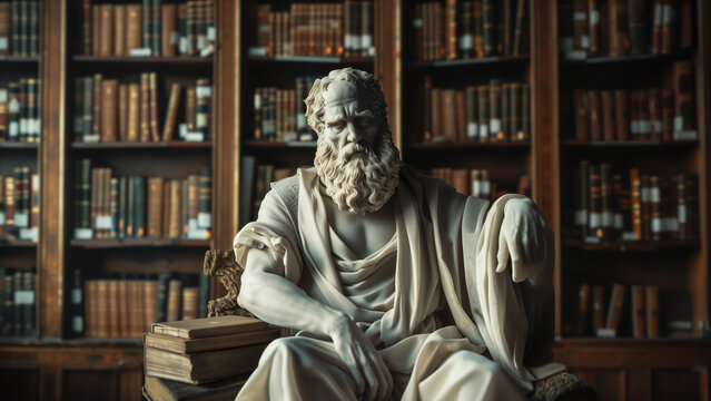 Stoic Silence: The Philosopher&rsquo;s Statue in the Library