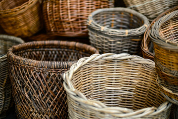 The intricate weave patterns of woven baskets made from materials like rattan, wicker, or seagrass. Woven basket textures offer a rustic yet refined backdrop with a touch of natural charm. 