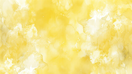 Obraz na płótnie Canvas Sunny Hues: Pastel Yellow Watercolor Background