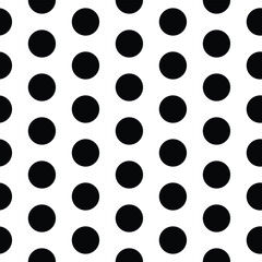 black and white polka dot pattern design